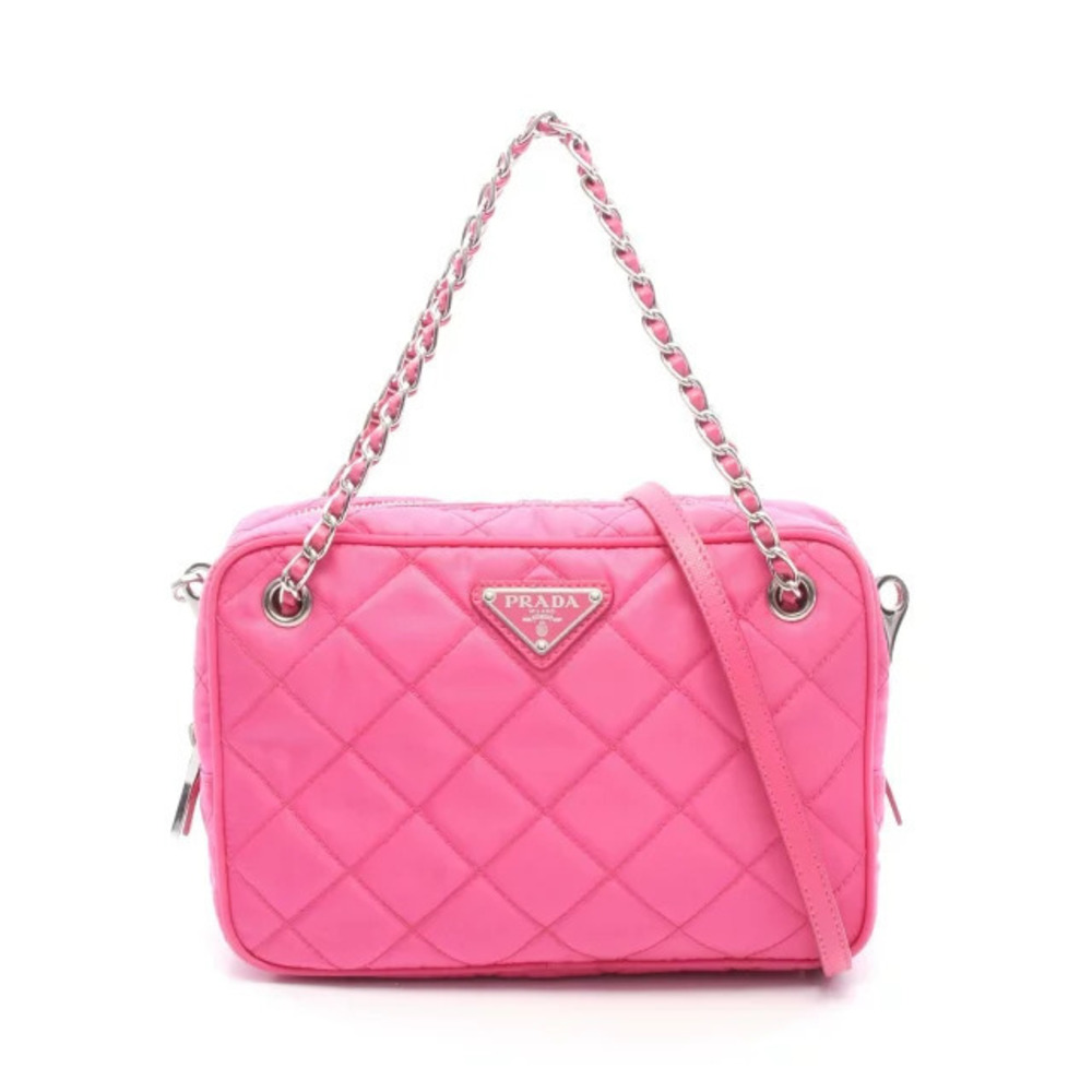 Prada Handbag Leather Pink
